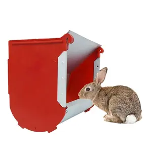 Factory wholesale rabbit hay feeder food quality rabbit feed trough for rabbit cage hay feeding