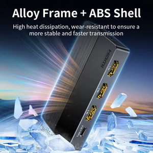 8K 60HZ tipo C interruttore <span class=keywords><strong>HDMI</strong></span> USB C 5x1 <span class=keywords><strong>3</strong></span> <span class=keywords><strong>HDMI</strong></span> 2 ingresso USB-C <span class=keywords><strong>1</strong></span> Out Thunderbolt 4 HDMI2.<span class=keywords><strong>1</strong></span> interruttore Video per computer portatile MacBook/PS - Product Image 2