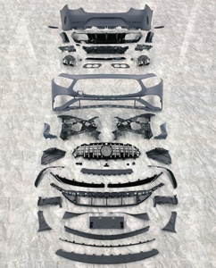 Paraurti Auto all'Ingrosso per <span class=keywords><strong>Mercedes</strong></span> CLS350 CLS400 CLS450 W257 <span class=keywords><strong>C257</strong></span> - Kit Carrozzeria Upgrade a CLS53 AMG con Paraurti Anteriore, Griglia e Diffusore - Product Image 6