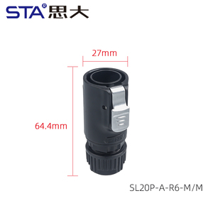 Waterproof LP20 RJ45 <strong>CAT6</strong> Signal Aviation Connector Male Female LP-RJ45 CAT5 Panel Mount Ethernet <strong>Data</strong> Cable Socker - Product Image 5