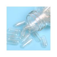Fabricant Impression de logo personnalisée Capsules HPMC vides transparentes Taille 0 00 Capsules végétariennes transparentes