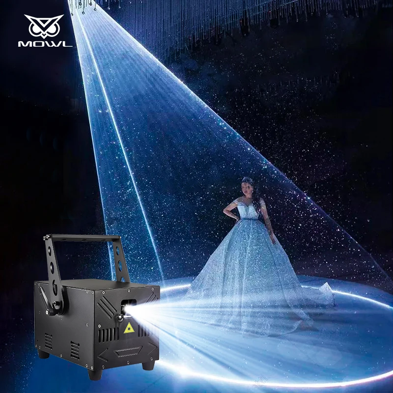 結婚式のレーザーライトDMX ILDARGBレーザーショー