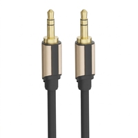 Cable de Audio Estéreo de 3.5mm Macho a Macho, Conector Chapado en Oro, Material de PVC, Sonido de Alta Fidelidad para Teléfono, Computadora, Automóvil, Escáner de Código de Barras