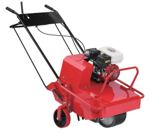 Aérateurs rouges pour l'entretien des pelouses et jardins, avec moteur à essence et conception sur roues - Product Image 2