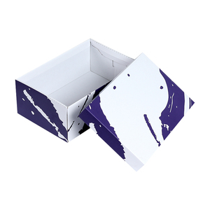 Caja de Almacenamiento de Zapatos Plegable de Cartón al por Mayor de Fábrica, Diseño de Tapa y Base, Logotipo Impreso Personalizado, Contenedor de Zapatos, Cajas de Papel - Product Image 1