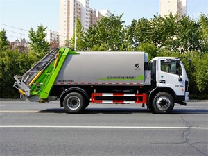 Camion de ramassage des déchets Dongfeng 4X2 6/10m³ de qualité supérieure pour l'élimination des déchets industriels et les projets environnementaux - Product Image 4