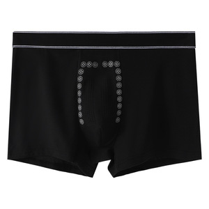 Hot Cross-Border One-Piece Boxer <strong>Briefs</strong> for <strong>Men</strong> Large Size Breathable Loose Fit Solid Color Customizable Waist Dropshipping - Product Image 6