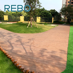 Plancher en <span class=keywords><strong>bois</strong></span> de bambou moderne et terrasse extérieure en composite imperméable et antidérapant Installation facile pour les jardins - Product Image 2