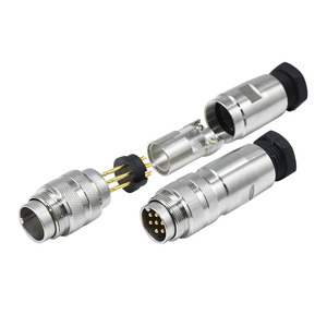 Nối cáp M16 nối C091 2 4 5 8 10 12 14 pin Bảng điều khiển không thấm nước gắn kết công nghiệp Hàn Nam Nữ cắm ổ cắm - Product Image 3