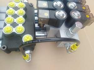 Válvula Hidráulica Multivía, Válvula <span class=keywords><strong>de</strong></span> Control Direccional, Distribuidor Hidráulico, Válvula Hidráulica para Cilindro <span class=keywords><strong>de</strong></span> Aceite, Simple y Doble - Product Image 5