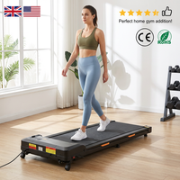Tapis de course compact et portable pour la maison, machine de fitness cardio électrique intelligente avec inclinaison manuelle