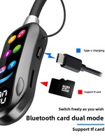 Moniteur intra-auriculaire karaoké pour écouteurs, étanche IPX4, avec conception sans fil 5.4 à tour de cou, son haute fidélité, pour le sport