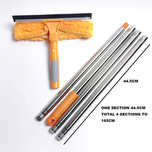 ESD cửa sổ <span class=keywords><strong>scraper</strong></span> 2 trong 1 cửa sổ công cụ làm sạch thép không gỉ dài xử lý cửa sổ giống cây chổi - Product Image 2