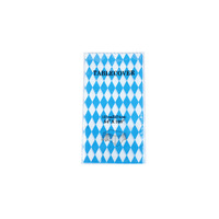 Nappe de table bavaroise pour l'Oktoberfest, bleu et blanc, nappe à carreaux avec drapeau bavarois pour l'Oktoberfest