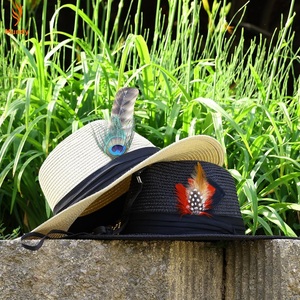 28 Estilos <span class=keywords><strong>de</strong></span> Plumas Coloridas para Mujer y Decoración Retro para Sombrero <span class=keywords><strong>Pandora</strong></span>, Broche Hecho a Mano, Flor para Cuello <span class=keywords><strong>de</strong></span> Traje, Accesorio <span class=keywords><strong>de</strong></span> Pluma 3D para Cuello <span class=keywords><strong>de</strong></span> Vestido - Product Image 5