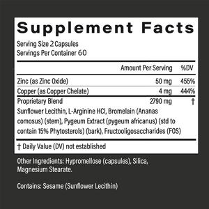 Suplemento para la Salud del Semen con Etiqueta Personalizada, 120 Cápsulas, Apoyo para la Salud del Semen Masculino, Suplemento para Adultos, Cápsulas para la Salud del Semen - Product Image 2