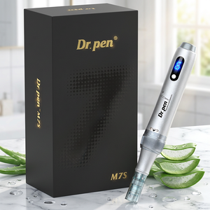 Penna Professionale per Microaghi, Derma Pen, Massaggiatore Facciale, Sistema di Terapia con Microaghi per <span class=keywords><strong>la</strong></span> <span class=keywords><strong>Cura</strong></span> della Pelle - Product Image 1