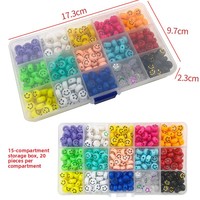 Grosir 300pcs Manik-manik Akrilik Wajah Tersenyum 10mm untuk Pembuatan Perhiasan Gelang Anting Kalung Kerajinan Rantai Ponsel Bahan Liontin