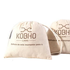 Sac à cordon en coton réutilisable et biodégradable, logo imprimé personnalisé, pochette écologique recyclable, emballage cadeau pour cosmétiques et bijoux, livraison gratuite - Product Image 2