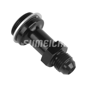 SUMEICHI Adaptateur d'entrée de carburateur de pompe à carburant en aluminium AN6 mâle à 7/8-20 "mâle Flare Union Hose Pipe Fitting - Product Image 1