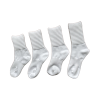 Chaussettes de danse irlandaise professionnelles en nylon blanc, modèle 2025, sans cristaux, pour performance, fabriquées par Good Socks Manufacturer