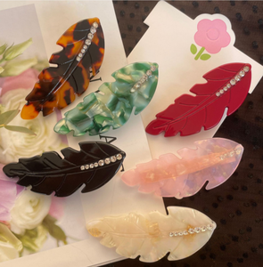 Clip de Corbata de Moda para Hombre, Serie Pluma Brillante, Serie Goros, Regalo para el Día del Padre - Product Image 2