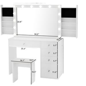 Bedroom <strong>Dressing</strong> <strong>Table</strong> Multi-Functional Household Integrated Cabinet Small Apartment Storage Modern Simple High-Level Cosmetic - Product Image 5