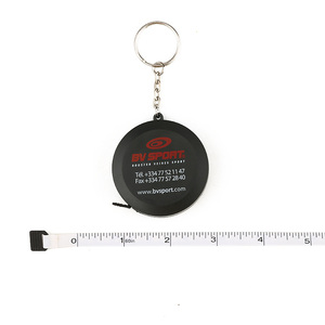 Wintape Băng Đo Mềm Có Thể Thu Vào Băng Dính Nút Bấm <span class=keywords><strong>Mini</strong></span> Băng May Thủ Công May Vá Có Móc Khóa - Product Image 5