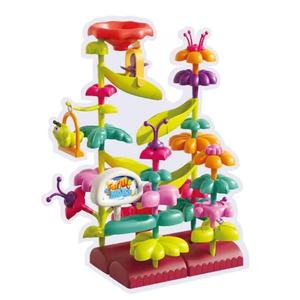 69 / 49 pezzi di giocattoli da giardino con fiori educativi per la costruzione di fiori giocattolo Set di steli giocattolo e giardino in età prescolare gioco Set per bambini - Product Image 3