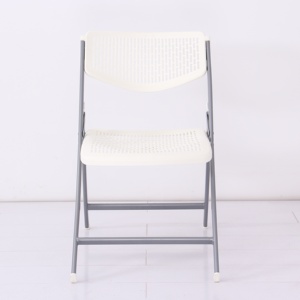 Bán buôn hiện đại tổ chức sự kiện ngoài trời Đảng sử dụng giá rẻ nhựa trắng gấp ghế với khung kim loại - Product Image 2