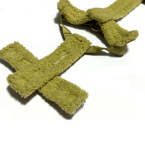 Arnés para perro mascota oso de peluche suave y esponjoso cómodo ligero ajustable elegante de lujo con logotipo personalizado - Product Image 5