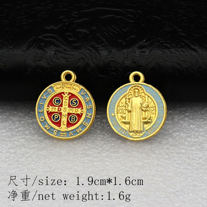 <span class=keywords><strong>Medalla</strong></span> <span class=keywords><strong>de</strong></span> <span class=keywords><strong>San</strong></span> <span class=keywords><strong>Benito</strong></span> en Esmalte Dorado para la Elaboración <span class=keywords><strong>de</strong></span> Joyería Católica, Amuletos, Amuletos <span class=keywords><strong>de</strong></span> Protección, <span class=keywords><strong>Medalla</strong></span> <span class=keywords><strong>de</strong></span> Oro <span class=keywords><strong>de</strong></span> <span class=keywords><strong>San</strong></span> <span class=keywords><strong>Benito</strong></span> - Product Image 5