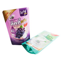 Sac d'emballage personnalisé de grande capacité pour détergent à lessive liquide pour le nettoyage des vêtements savon liquide pochette en plastique laminé à bec verseur debout