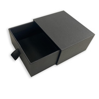 Boîte de tiroir en carton spécial rigide laminé mat de haute qualité personnalisé doublure éponge en relief pour mettre l'emballage boîte-cadeau