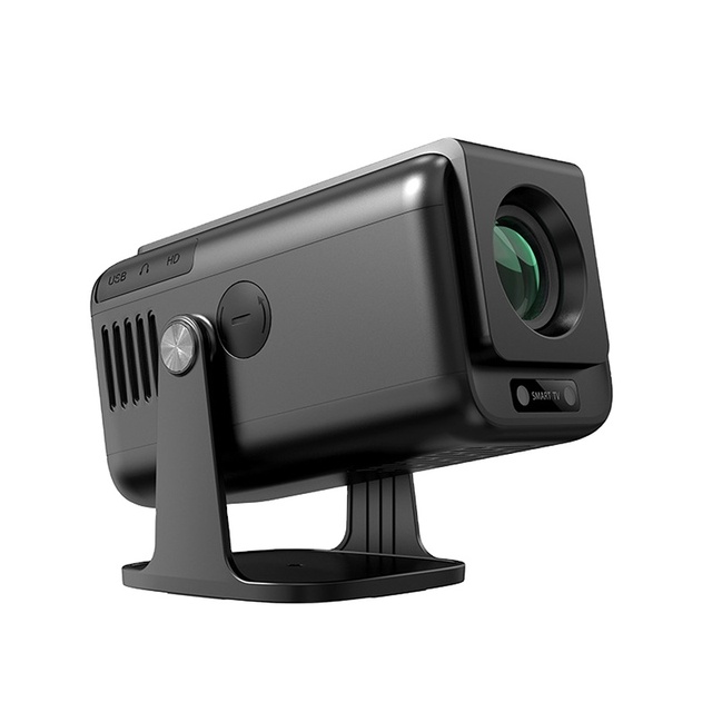 HY500 2025 New Product 900 Lumens 950S Chip 120 Inch 4K Android 1080P Indoor Portable Projector with BT 5.0 900 Lumens LED Lamp