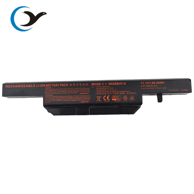 Wholesale Factory 6Cells N650BAT-6 Laptop Battery for Clevo DD-Pro CW65L003 N650BAT-6 6-87-N650S-4UF1 6-87-N650S Series