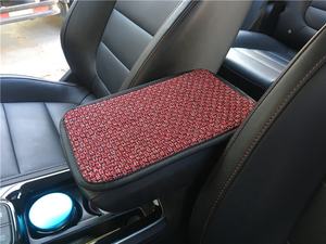 Modèle de voiture universel en cuir Accoudoir central <span class=keywords><strong>Console</strong></span> Box Pad Cover Boîte de rangement fonctionnelle - Product Image 6