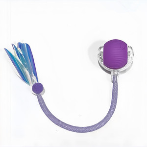 <b>Interactive</b> Automatic Moving <b>Cat</b> <b>Toy</b> Ball with Replaceable Tail Food Grade Silicone Cute Design for Indoor Use - Product Image 5