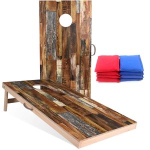 Jeu <span class=keywords><strong>de</strong></span> Cornhole en bois <span class=keywords><strong>pour</strong></span> l'extérieur, motif drapeau américain, idéal <span class=keywords><strong>pour</strong></span> la plage et la <span class=keywords><strong>pelouse</strong></span> - Grande Vente - Product Image 5