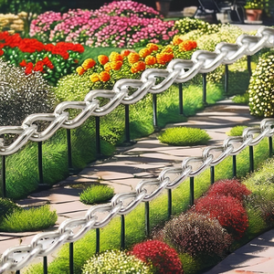 Chaîne de suspension en acier inoxydable robuste, chaîne courte torsadée à maillons de chien, chaîne soudée à haute résistance pour levage et suspension - Product Image 2