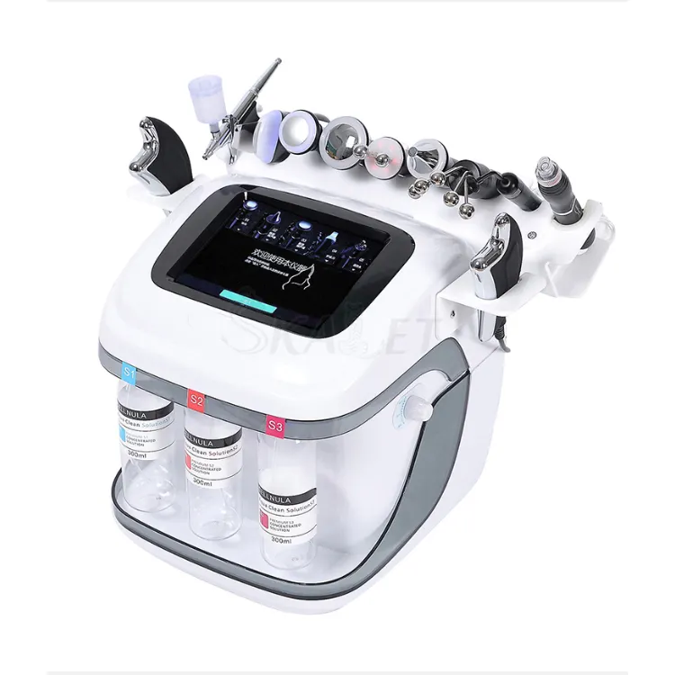 Hydro Microdermabrasion Oxygen Jet Aqua Facials Skin Care Cleaning Hydra Dermabrasion Facial Machine