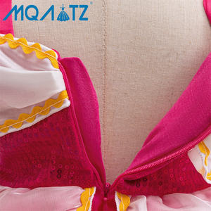 MQATZ nuevo Cosplay princesa fuera del hombro costura vestido Festival vestido rosa ASMR089 - Product Image 6