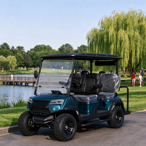 Carrito de Golf Eléctrico Todoterreno para 4 Personas, Homologado por la CE, Vehículo Utilitario para Club de Golf - Product Image 1
