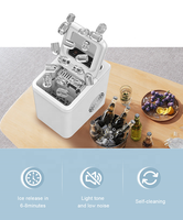 Comptoir approvisionnement d'usine vente en gros maison panneau de commande tactile glace rasage machine à glace machine à glaçons pour la maison, le ménage, l'usage de bureau