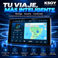 KSOY-Lecteur universel de voiture Android 16, 9 pouces, 10.1 pouces, 3 + 32 Go, GPS, BT, FM, RDS, 4G, LTE, WiFi, 6 DSP, USB, écran tactile, 8 cœurs