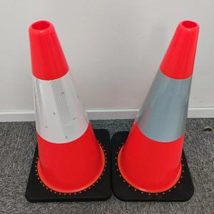 Sécurité Pvc 18in Green Traffic Warning Products Orange 36 Inch 900Mm Desktop Pe Traffic Cone - Product Image 3