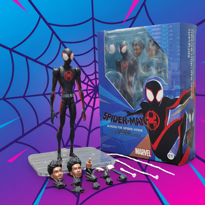 ของเล่น CT ฟิกเกอร์สไปเดอร์แมนไมล์ แอคชั่นฟิกเกอร์ คอลเลคชั่น โมเดลการ์ตูนพีวีซี ของเล่นพร้อมกล่องบรรจุภัณฑ์ดั้งเดิม สำหรับตกแต่ง เหมาะสำหรับอายุ 8 ปีขึ้นไป - Product Image 3