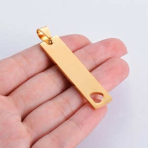 Placa de Identificación Personalizada para Perro, Colgante de Corazón, Acero Inoxidable, para Hombre y Mujer, Joyería Rectangular, Regalo, 5 Colores - Product Image 6