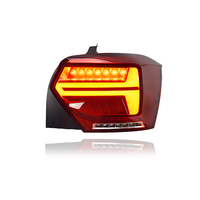 Feux arrière de voiture KGKB pour VW Polo 2019-2022, ensemble de feux arrière LED dynamiques, clignotants automatiques, accessoires Plug and Play