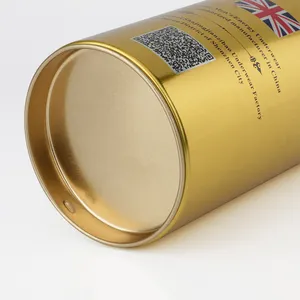Factory Supply High Quality Explosive Oil Rubber Oil Printing Embossing Craftsmanship Tea Tin Packaging Tinplate Canister